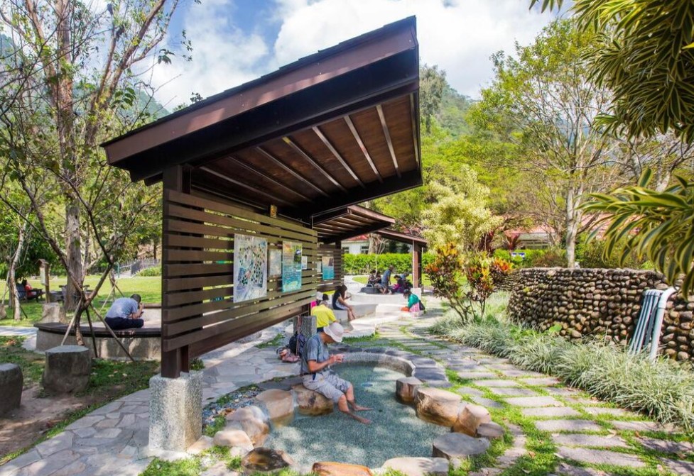 谷關溫泉公園泡腳區